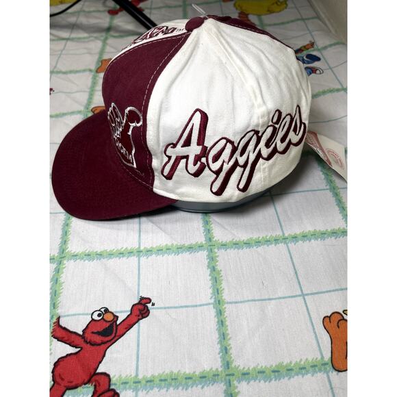 Vintage 90s Texas A&M Aggies Colosseum Athletics College spell out snapback nwt - Picture 3 of 7